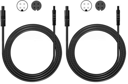 Image of 4 Pin 6.5 Ft Dash Cam Extension Cable Cord for Rear View Backup Camera (Pack of 2)