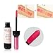 SOVONCARE MANZIMIAO 6 Colors Matte Liquid Lipstick, Wine Lip Tint Waterproof Natural Long Lasting Lip Gloss Mini Make Up Lip Sticks Wine Bottle
