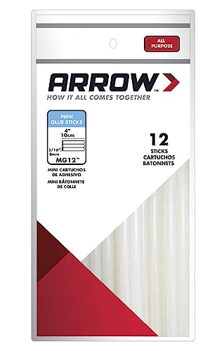 Arrow MG12 Mini GLue Sticks 4In (Pack 12)