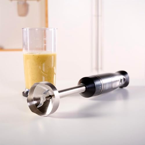 Batidora para smoothies saludables y sopas calientes con cuerpo negro de 800W 3