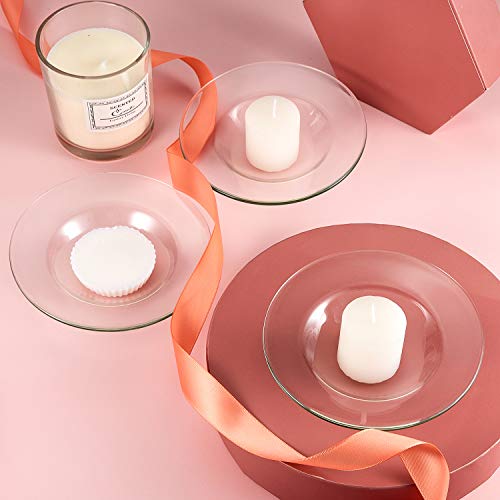 image for Patelai 4.5 Replacement Oil Warmer Dish Round Glass Dish Wax Melt Warm