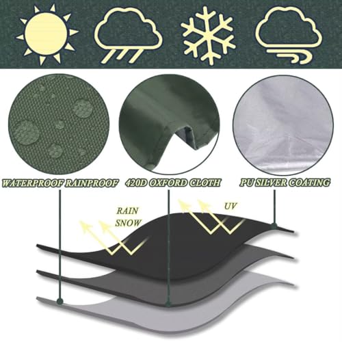 Housse de protection pour meubles d'extérieur en textile imperméable haute durabilité