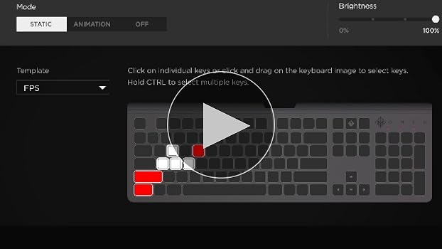 Amazon.co.jp: HP ゲーミングキーボード 有線 赤軸 OMEN by HP