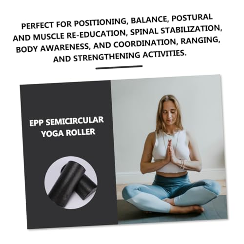 FOMIYES 2pcs Epp High Density Yoga Roller Cylinder Muscle Massage Therapy Foam Roller para Terapia Física y Ejercicio Fitness miniatura 7
