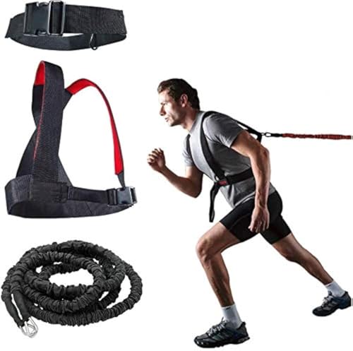 Image of Resistance Training Rope Explosive Force Bounce Physical Training Resistance Rope Improving Speed, Stamina and Strength