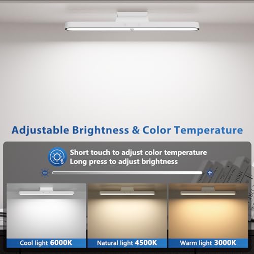 Under Cabinet Kitchen Lights, 6000K Dimmable Wireless Motion Sensor Wall Lights, USB-C 2500mAh Rechargeable Battery Operated LED Lights Indoor for Kitchen, Cupboard, Wardrobe, Stair and Mirror - Cosy Home Interiors Under Cabinet Kitchen Lights, 6000K Dimmable Wireless Motion Sensor Wall Lights, USB-C 2500mAh Rechargeable Battery Operated LED Lights Indoor for Kitchen, Cupboard, Wardrobe, Stair and Mirror - Image 2