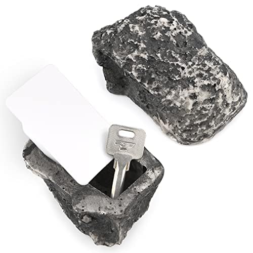 Hide A Key Fake Rock, Looks Like Real Stone, Safe For Outdoor Garden Or Yard