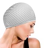 ropa de baño natacion lima 🏊 【Material de silicona duradero premium】 - El gorro de baño Idefair está hecho de silicona 100% de primera calidad, que se caracteriza por no tóxico, sin olor, sin pasta, sin deformación, anticloro, secado rápido, sin decoloración. Su seguridad y satisfacción son nuestra prioridad.