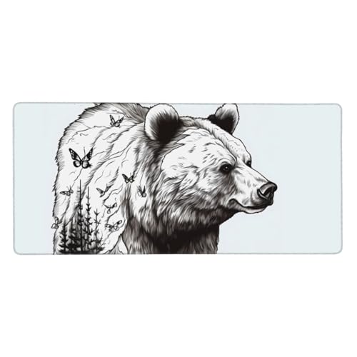 Tapis de souris de jeu étendu résistant pour stabiliser votre clavier