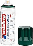 edding 5200 spray permanent - vert mousse mat - 200 ml - peinture acrylique pour peindre ou décorer verre, métal, bois, céramique, plastique, toile - peinture acrylique en aérosol