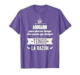 Camisetas Divertidas Profesiones RTees - Regalos para Abogados - Soy Abogado Tengo Razón Camiseta Hombre Adulto Manga Corta S Negro