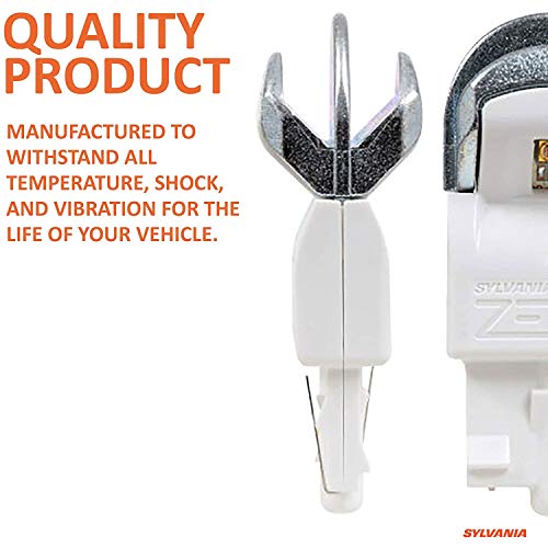 Sylvania - 7443 T20 Zevo Led Amber Bulb - Bright Led Bulb, Ideal For Park And Turn Signals (Contains 2 Bulbs) #TOP1