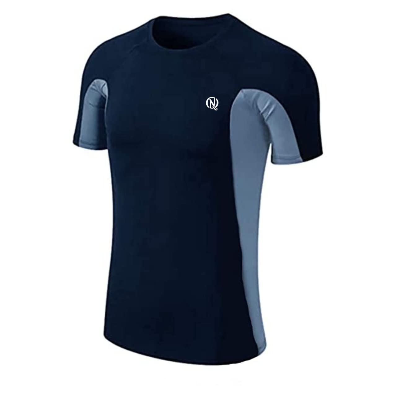 never quit Half Sleeve Compression/Inner Tops for Gym, Cycling, Yoga, Jogging. for Unisex-picture-46
