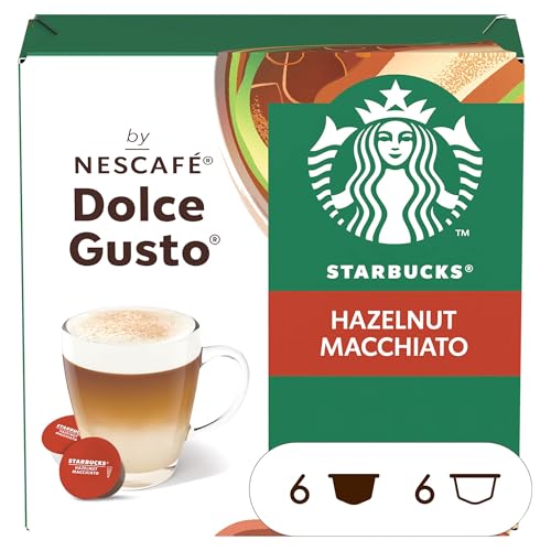 New STARBUCKS Hazelnut Macchiato by NESCAFÉ Dolce Gusto 36 Hazelnut Macchiato Pods (3 packs) - New Flavour | Sold by Bargain Hub
