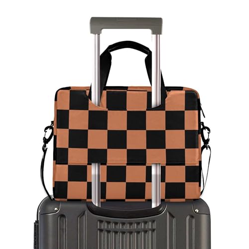 Maletín para portátil 13-15.6 pulgadas ALAZA negro y naranja miniatura 3