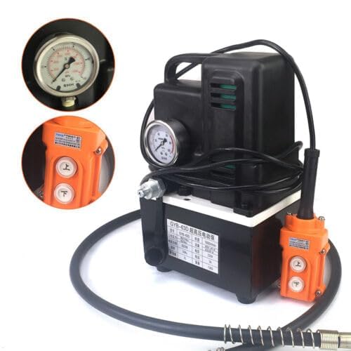Elektrische Hydraulikpumpe 1200W - Hochleistungs Elektrohydraulik Pumpe mit 70MPa Druck und 3L Fassung, 220V Hydraulikaggregat für Industrie und Heimgebrauch