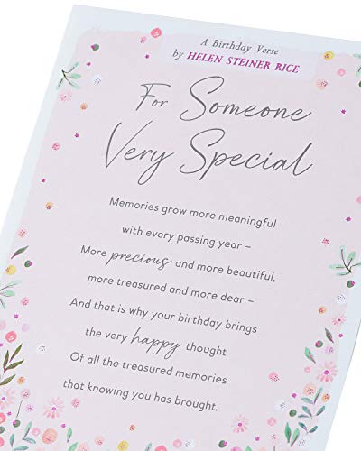 Uk Greetings Birthday Card For Her/Friend - Special Design, 137Mm X 210Mm #TOP3