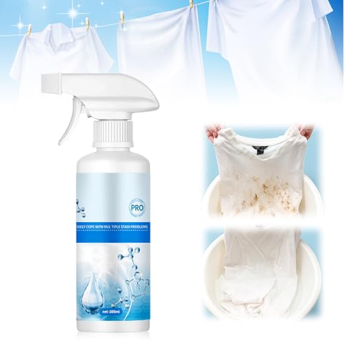Sowhatahow Stain Remover, 2025 Neuer Fleckenentferner Kleidung, Tiefe Reinigung, 300ml Fleckenreiniger, Können Schwarze Flecken, Blutflecken, Ölflecken, Weinflecken Entfernen (1)