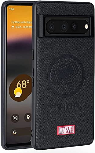 Tinplanet Superhero Slim Thin Case For Google Pixel 6A, Th-Or, Black #TOP1