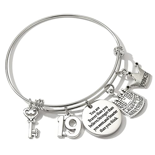 Image of Silver /14k Gold Plated Birthday Bracelet, Natural Healing Crystal Bracelet Gifts for Her Birthday for Daughter Granddaughter Friends Mom Grandma Sister