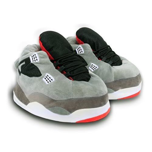Image of Plush Sneaker Slippers, 17 Styles-Quiet Soles (No Waking Loved Ones), Anti-Slip Dry Indoor, Cozy for Cold Days, US 8-12 Unisex