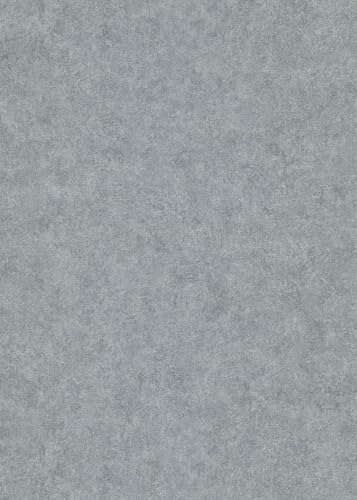 Sanders & Sanders papel pintado liso gris oscuro 53 cm x 10.05 m