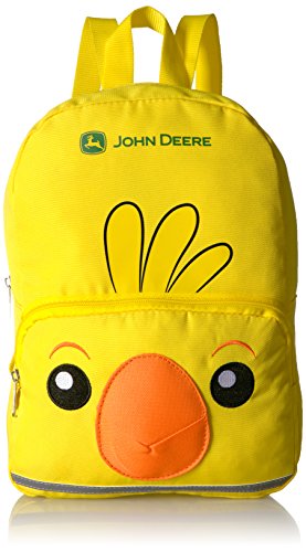 John Deere Mochila infantil para meninos, Amarelo, tamanho nico