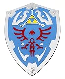 Fantasy Foam Sword Legend Master Prop Game Costume Link Sky Shield Breath of Wind Halloween Birthday Weapons (Shield Light Blue, 20")
