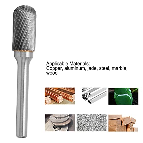 Fresa rotativa carburo tungsteno, corte simple, 1 pieza miniatura 2