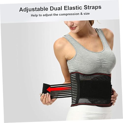 Faja lumbar ajustable color negro talla M miniatura 5