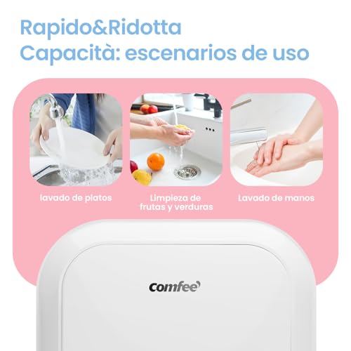 Miniatura 2 de Comfee Termo Eléctrico 10l Calentador De Agua Eléctrico D10-15vd1ow Bajo El Fregadero, Con Depósito De Agua - Ligero, Compacto, Fácil De Instalar - Ideal Para Una Familia Pequeña