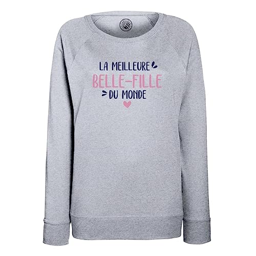 Sweatshirt femme la meilleure belle-fille célèbre l'amour familial unique