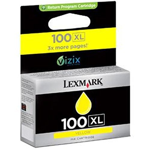 Cartouche d'encre Lexmark 14N1071BR jaune pour imprimante jet d'encre