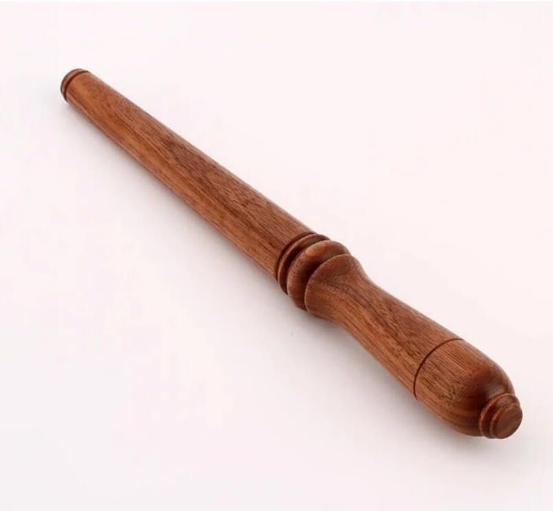 Handmade Manual Yarn Ball Winder Natural Black Walnut Wood Craft for Knitting & Weaving Zero Waste Yarn Organizer Tool 260mm