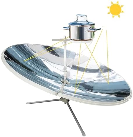 YAMO DUDO Hornos Al Aire Libre, Kits De Cocina solar Olla Paraból...