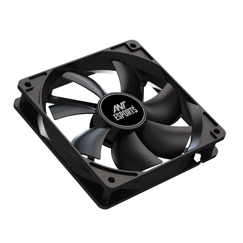 Ant Esports Carbonflow 120mm Case Fan - Black, High Static Pressure, PWM Control, 1300 RPM, 40.0 CFM Airflow - Image 3