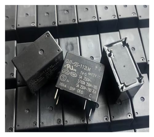 Relé de 4 pines OJT-SS-112LM de 12V y 5A para circuitos impresos electrodomésticos