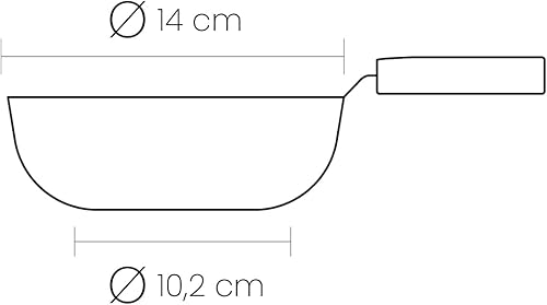 Miniatura 6 de IBILI Sartén Natura 5.5 in, Aluminio, Negro