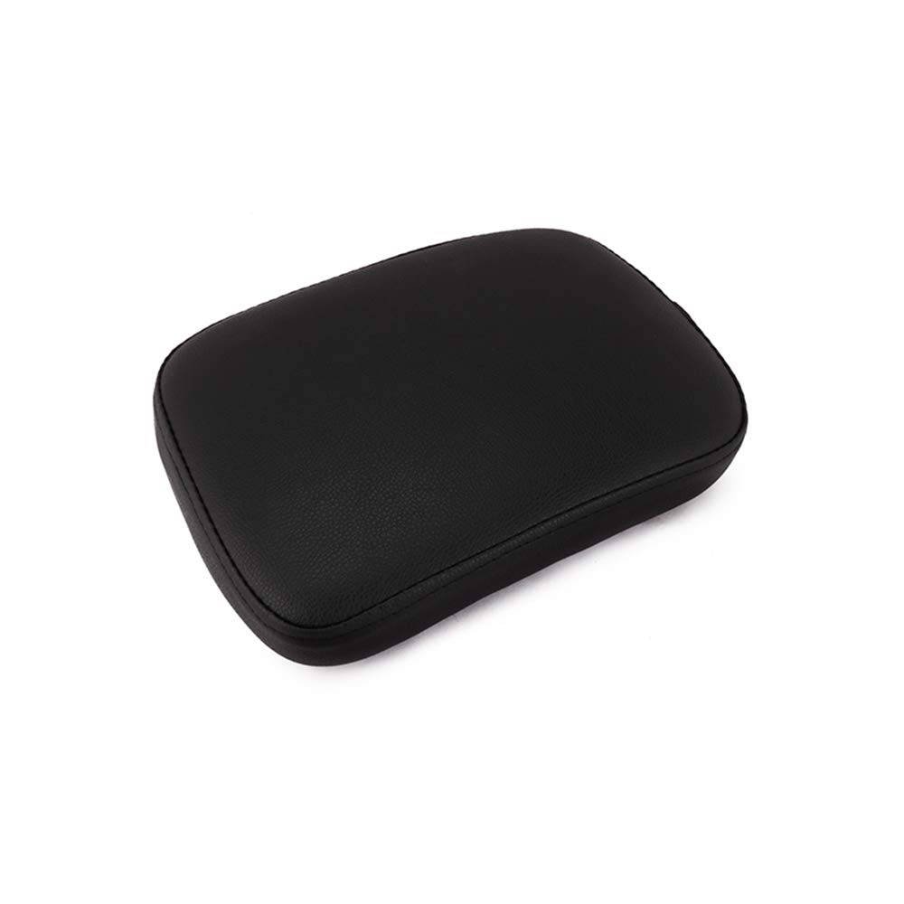 Selle Ventouse Moto Siège Coussin avec 8 Passagers Arrière Siège Seulement pour Chopper Custom Cruiser XL883 XL1200 X48 X72 Couleur Noir