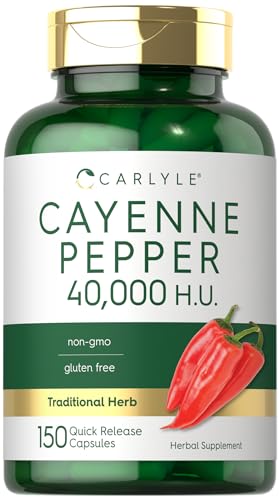 Carlyle Cayenne Pepper Capsules | 40,000 HU |...