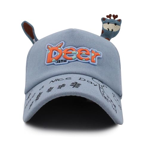 Image of VRITRAZ Kids Baseball Cap | Sun Protection Hat for Boys, Adjustable Strap (4-12 Years)