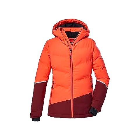 Killtec Girl's Quilted Ski Jacket with Hood Cover