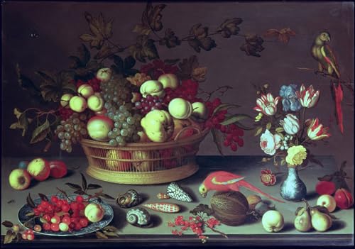 Toile murale abstraite raisins Van Der Ast, impression sur toile haute définition 60x90