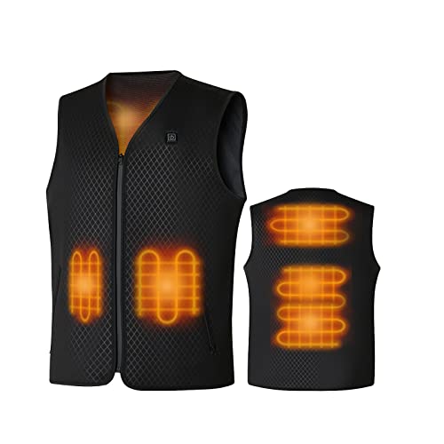 VALLEYWIND Lightweight Heated Vest for Men Women Electric Heating Vest for Outdoor Camping Hiking Fishing Motorcycle Hunting