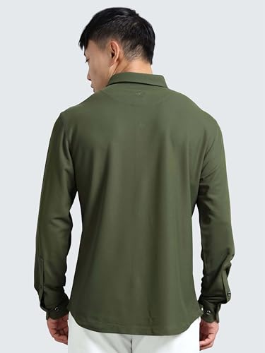 Image of STELLERS Men's Premium Full Sleeve Shirt | Feather Touch Feel| Regular Fit| Odour Resistant| Anti-Static| Wrinkle Free| Quick Dry | Stretchable| Lightweight| Sweat-Proof