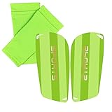 Soccer Shin Guards for Kids Youth, Shin Guard and Shin Guard Sleeves for Boys and Girls for Football Games EVA Cushion Protection Reduce Shocks and Injuries Green L