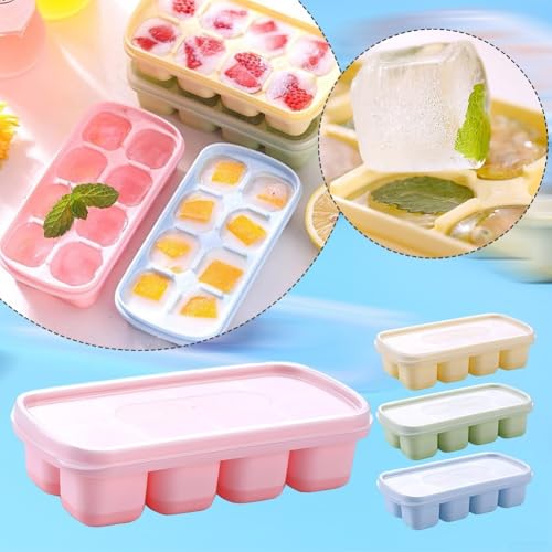 Bandeja para Hielo de Silicona con Tapa y 8 Celdas miniatura 4