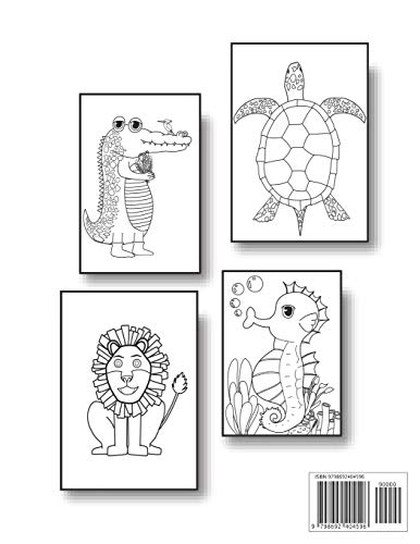 Kids Coloring Books Animal Coloring Book image 4