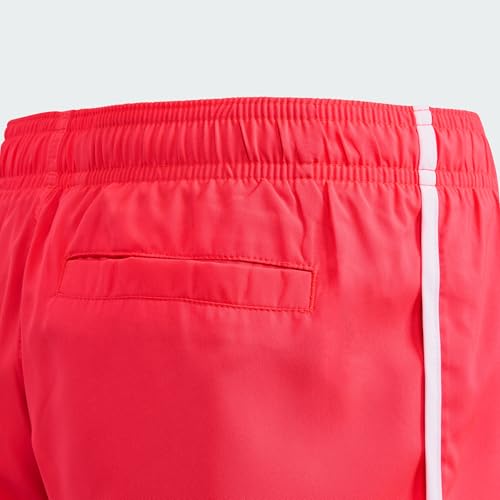 adidas Boy's Water Reactive Graphic Swim Shorts Kids, Lucid red/White, 11-12 Years