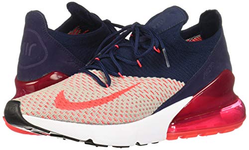 Image of Nike Women's Gymnastics Shoes, Grey Moon Particle Red Orbit Collegiate Navy 200, 7.5 US